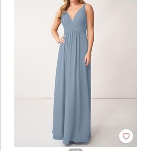 Formal gown in dusty blue size medium